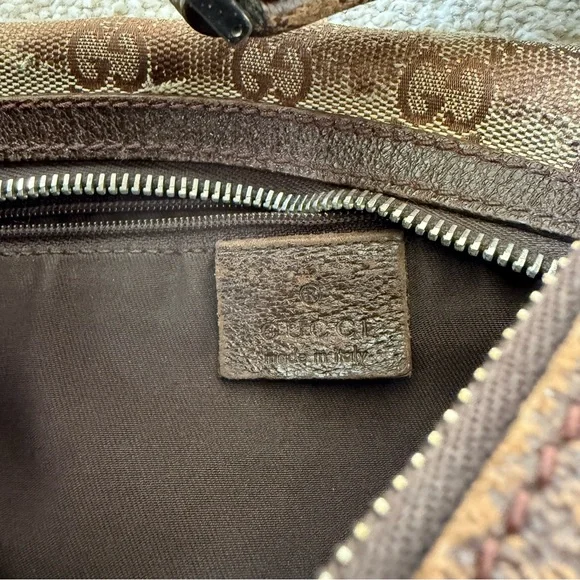 GUCCI GG Canvas Horsebit Hobo Bag - Picture 5 of 6